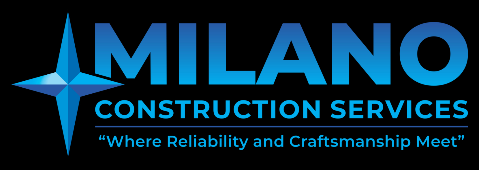 Milano Construction Services - black